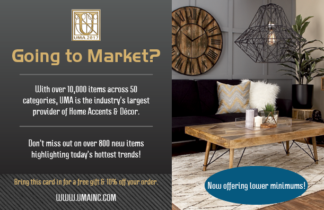 Beautiful living on a post card mailer example